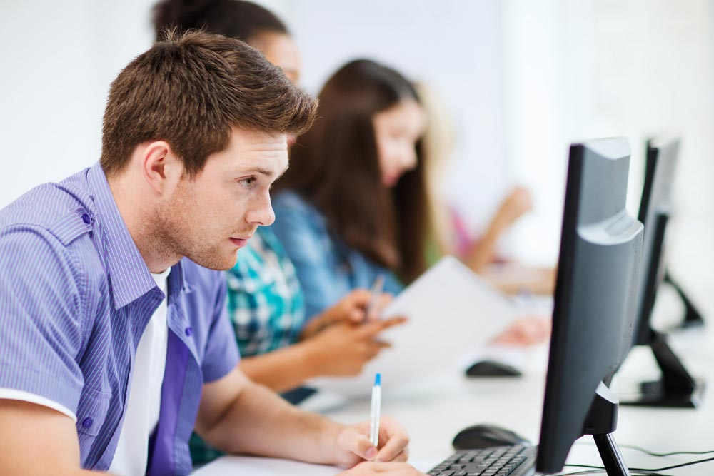 Taking online exams